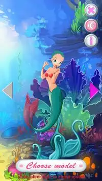 Mermaid Salon Dress Up Games Screen Shot 1