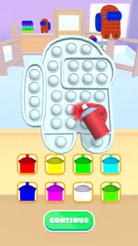 Paint Pop It! Art coloring games. Fun fidget toys Screen Shot 0