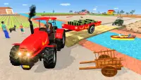 आधुनिक ट्रैक्टर खेती सिम्युलेटर: थ्रेशर गेम्स Screen Shot 3