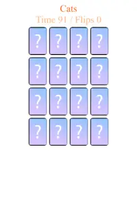 Memory Game - Katten Screen Shot 5