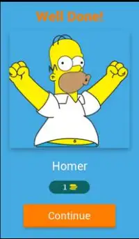 Guess the Simpsons characters Screen Shot 1