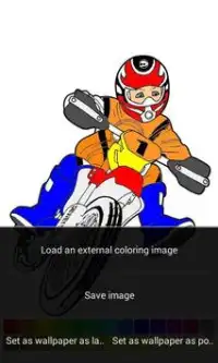 Moto Bike Racing Coloring Screen Shot 5