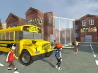 Schoolbus चालक: पार्किंग खेल Screen Shot 1