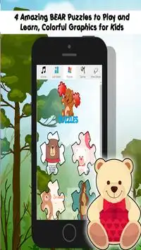 bear games for kids free Screen Shot 2