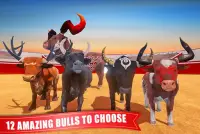 Juego de lucha de toros: simulador de toros. Screen Shot 3