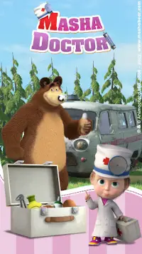 Masha and the Bear: Hospital Screen Shot 1