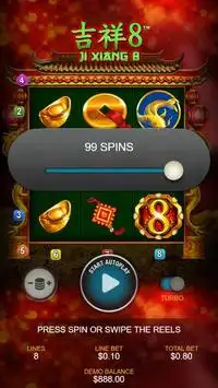 Casino Free Reel Game - JI XIANG 8 Screen Shot 2