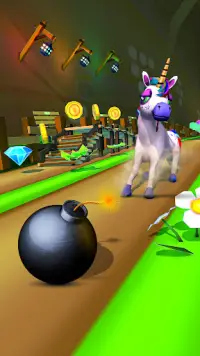 Unicorn Runner Game :Magical Pony Run Screen Shot 1