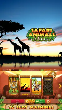 Safari Animals Slots Free Screen Shot 0
