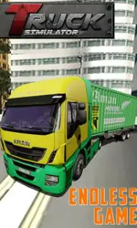 3D Truck Sim Free Roam 2016 Screen Shot 0