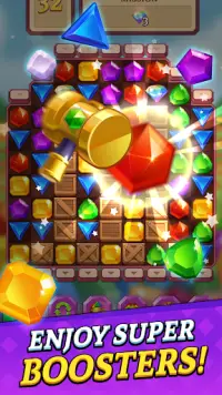 Jewels and Gems Blast: Fun Match 3 Puzzle Game Screen Shot 2
