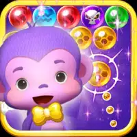 Bubble Purple Monkey Screen Shot 0
