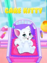 Hello Love Kitty Salon : Cat Care Meow Meow Screen Shot 1