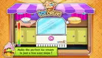 Cửa hàng kem:trò chơi nấu ăn Screen Shot 1