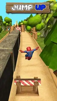 Spider superhero escape runner Screen Shot 1