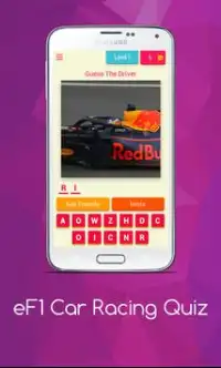 eF1 Car Racing Quiz Screen Shot 0