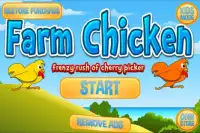 Farm chicken frenzy rush Free! Screen Shot 1