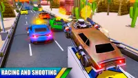 Accidente de batalla de disparos de autos 2019 Screen Shot 0