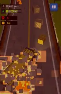 Pixel Road - Zombie Way Screen Shot 3