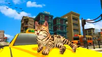 Mom Cat Sim: jogos de animais Screen Shot 7