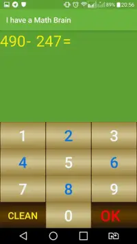 I have a Math Brain Screen Shot 5