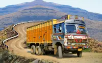 Indian cargo truck driver sim Screen Shot 4