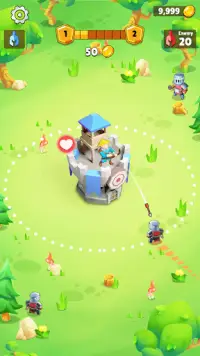 Auto Grow Castle: Tower Defense Screen Shot 1