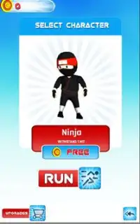 Subway ninja run 3D Screen Shot 4