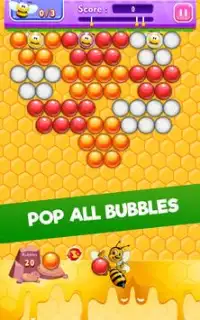 Bee Bubble Shooter Screen Shot 1