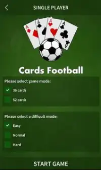 Cards Football Screen Shot 1