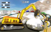 Snow Excavator Gigantic Crane 3D: Snow Plow Game Screen Shot 13