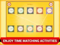 Telling Time Clock Kids Games Screen Shot 2