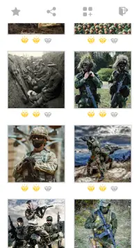Rompecabezas de guerreros: mosaico con soldados Screen Shot 1