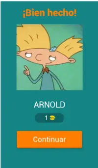 Hey Arnold Quiz Game Screen Shot 1