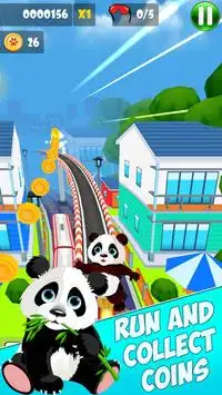 Little Legend Panda Jungle Run Screen Shot 1