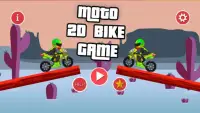 Moto 2D Bike Game Screen Shot 1
