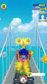 Subway Sonic Surf - Dash & Run Screen Shot 1