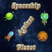 Spaceship Against Planet