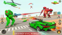 Helicopter Robot Car Game 3d Screen Shot 6