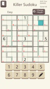 Pocket Sudoku Screen Shot 1