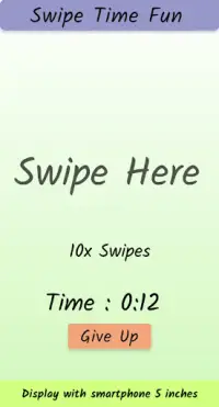 Swipe Time Fun - Permainan Swipe Layar Screen Shot 2
