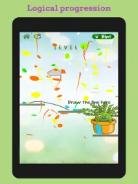 Flower Rescue: Great physics-based puzzle game Screen Shot 11