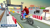Bicicleta Façanha Corridas jogos Screen Shot 2