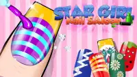 Star Girl Nail Art - Color & Design Screen Shot 1