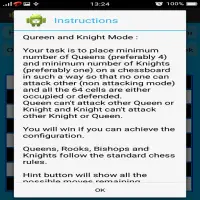 Chess Queen,Rook,Bishop & Knight Problem Screen Shot 11