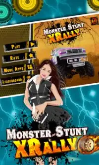 Monster Car Stunt X-Rally Screen Shot 2