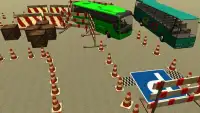 시내 버스 운전 게임: 버스 주차 3D Screen Shot 0