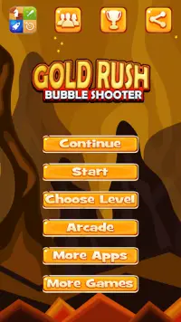 Gold Rush Bubble Shooter Screen Shot 1