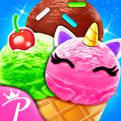 आइसक्रीम की दुकान - लड़कियों की मिठाई बनाने का खेल
