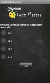 Guyana Quiz Master Screen Shot 1